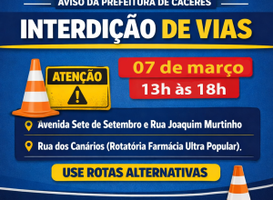 RUAS INTERDITADA